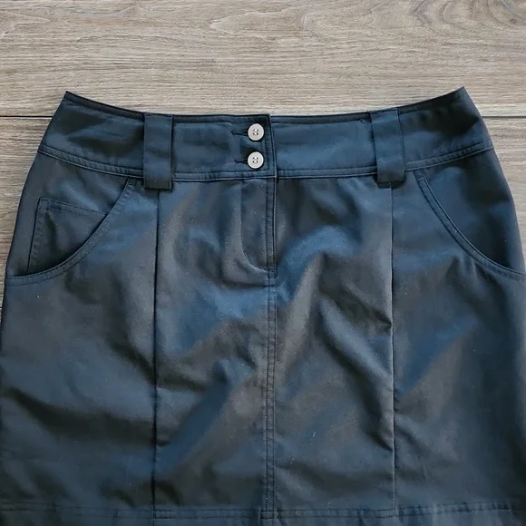 Adidas Clima Cool Black Golf Skirt Pockets 4 - Picture 2 of 5